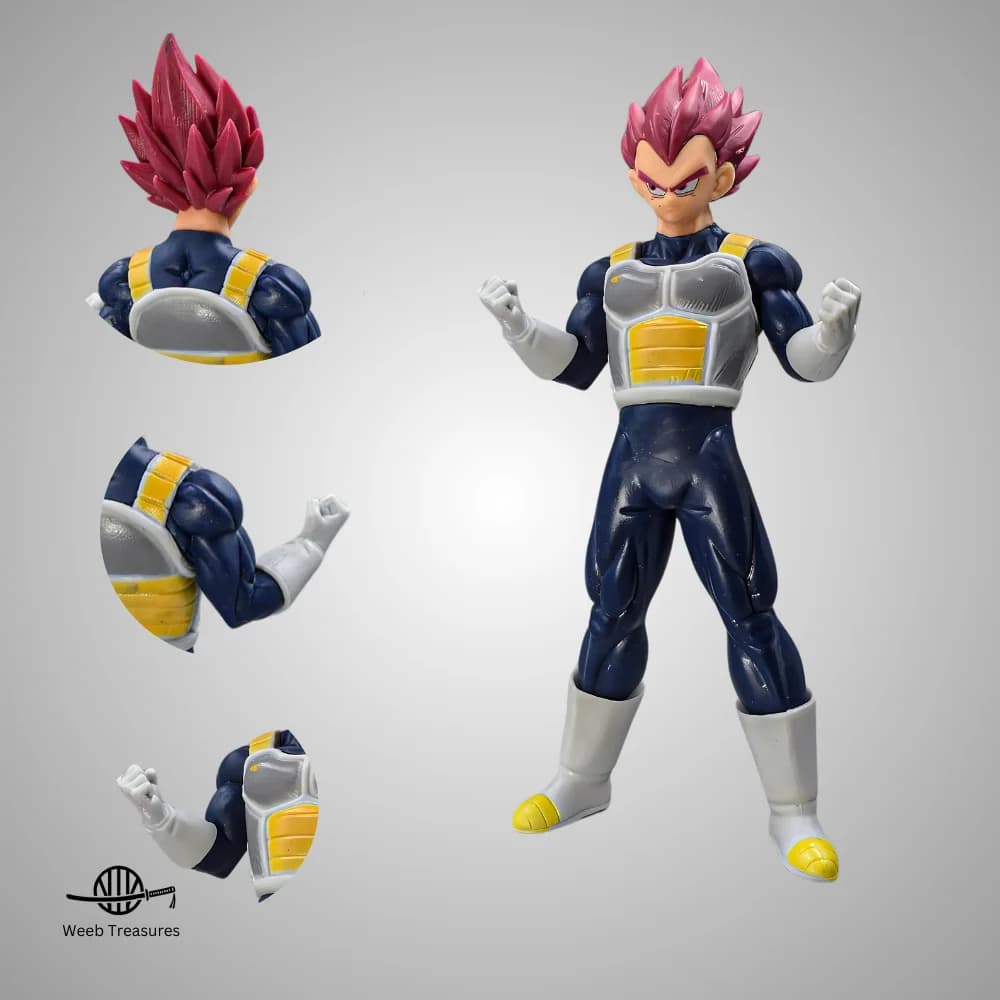 Super Saiyan God Vegeta Action Figure (18 Cm Height) - Dragon Ball Super