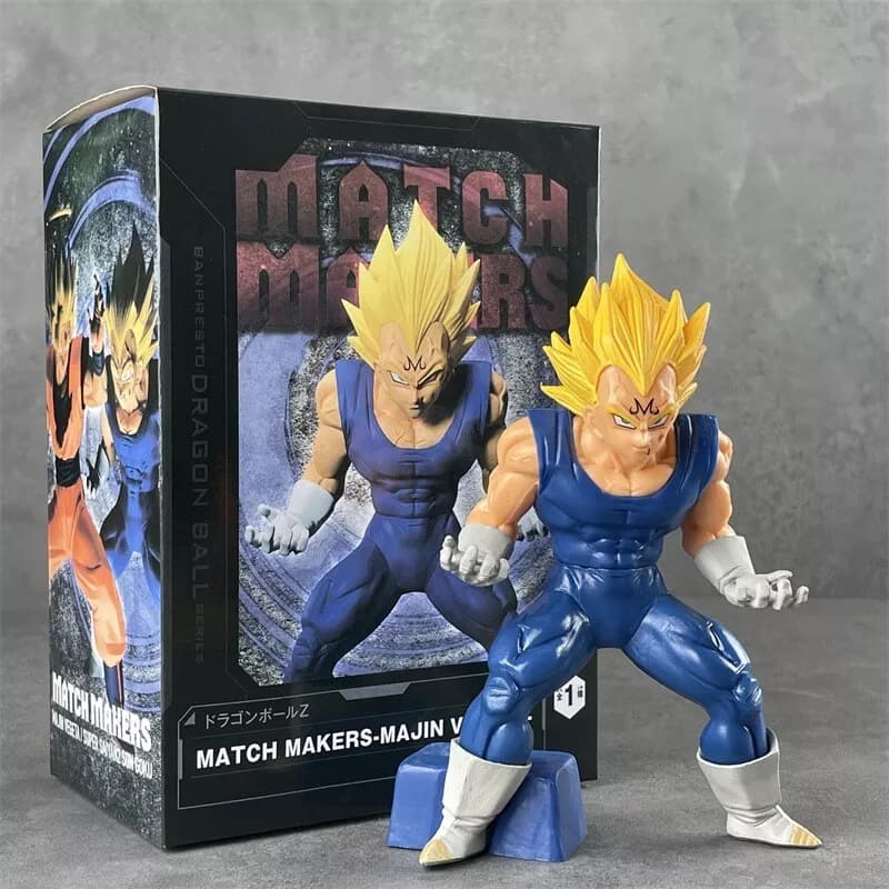 Dragon Ball Z Son Goku Super Saiyan VS Majin Vegeta Action Figure | 15 CMS