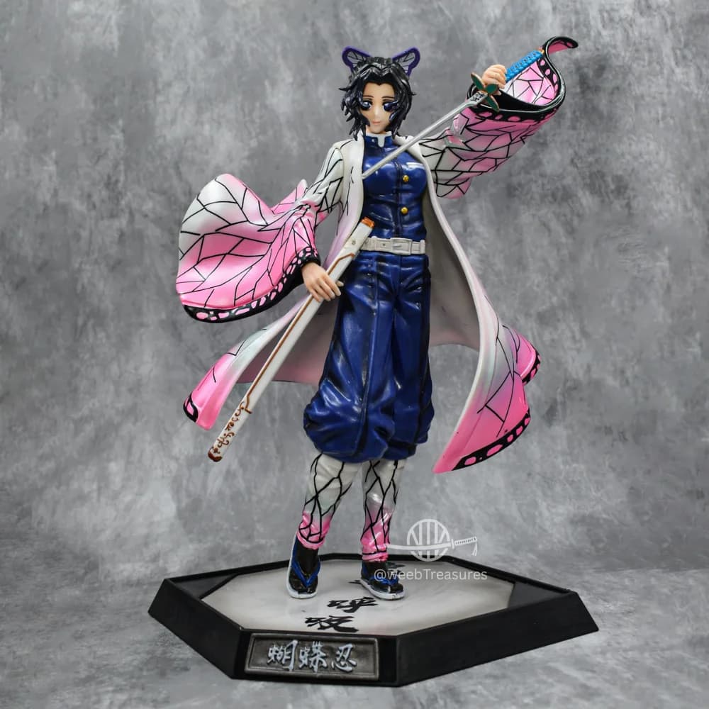 The Insect Hashira Shinobu Kocho Standing Action Figure with Stand (30 Cm Height) - Demon Slayer