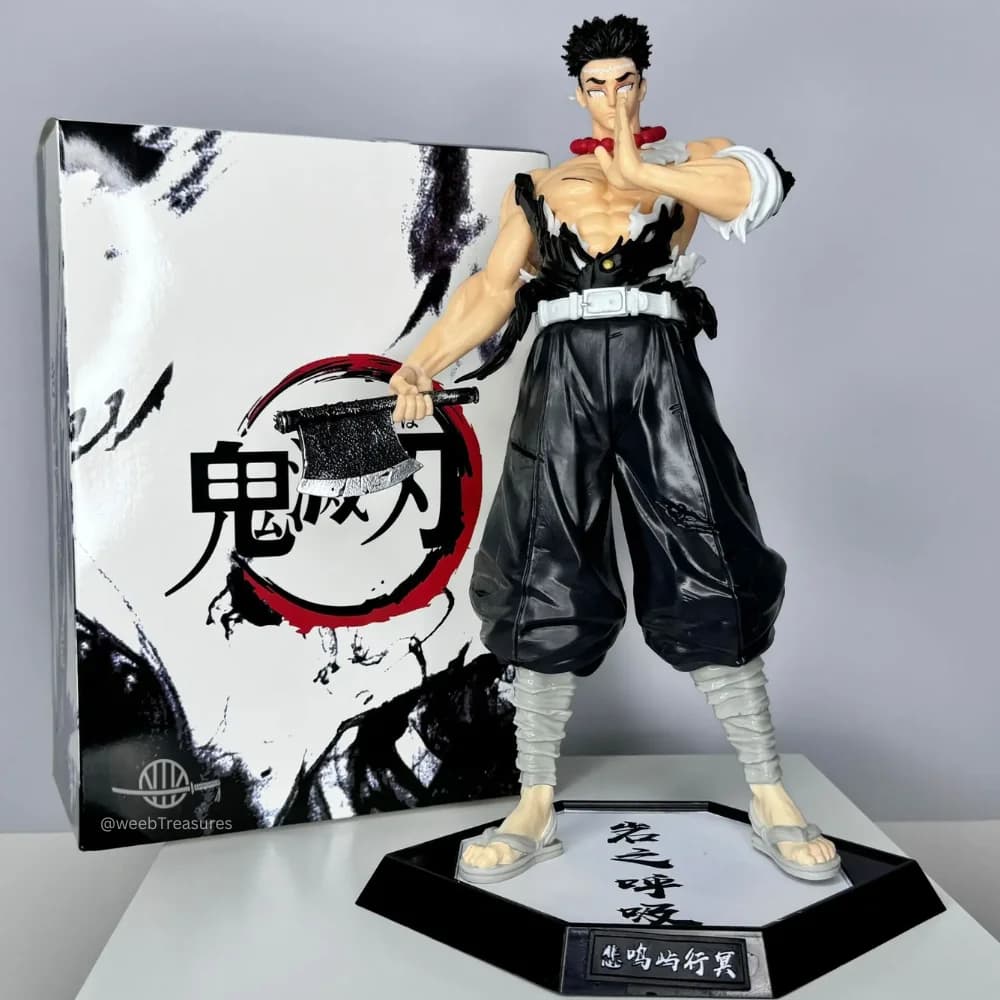 Stone Hashira Gyomei Himejima Standing Action Figure with Stand (30 Cm Height) - Demon Slayer