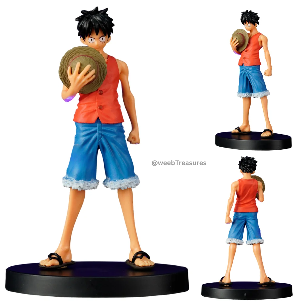 Monkey D. Luffy Action Figure in Red Shirt - One Piece
