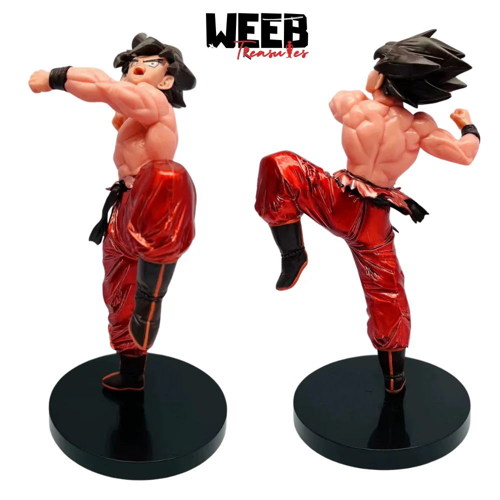 Goku Red Punch Dynamic Pose Action Figure with Box (23 Cm Height) - Dragon Ball Z - Image 4