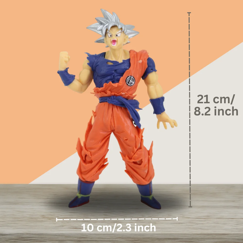 Ultra Instinct Goku Action Figure (21 Cm Height) - Dragon Ball Z - Image 1