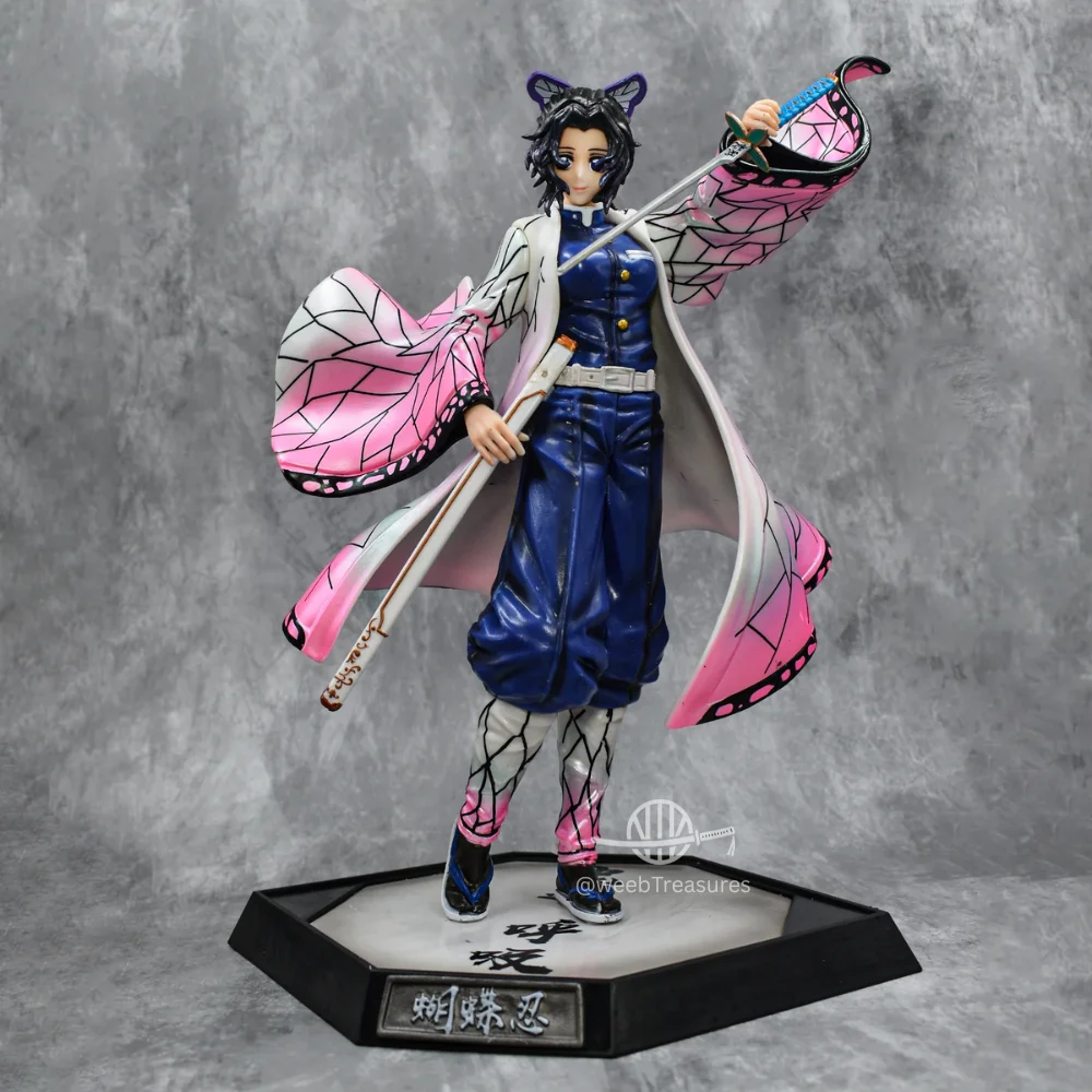 The Insect Hashira Shinobu Kocho Standing Action Figure with Stand (30 Cm Height) - Demon Slayer - Image 1