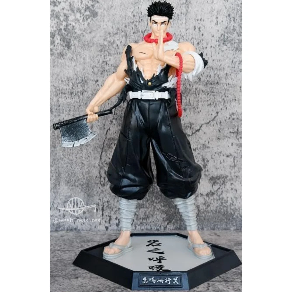 Stone Hashira Gyomei Himejima Standing Action Figure with Stand (30 Cm Height) - Demon Slayer - Image 5