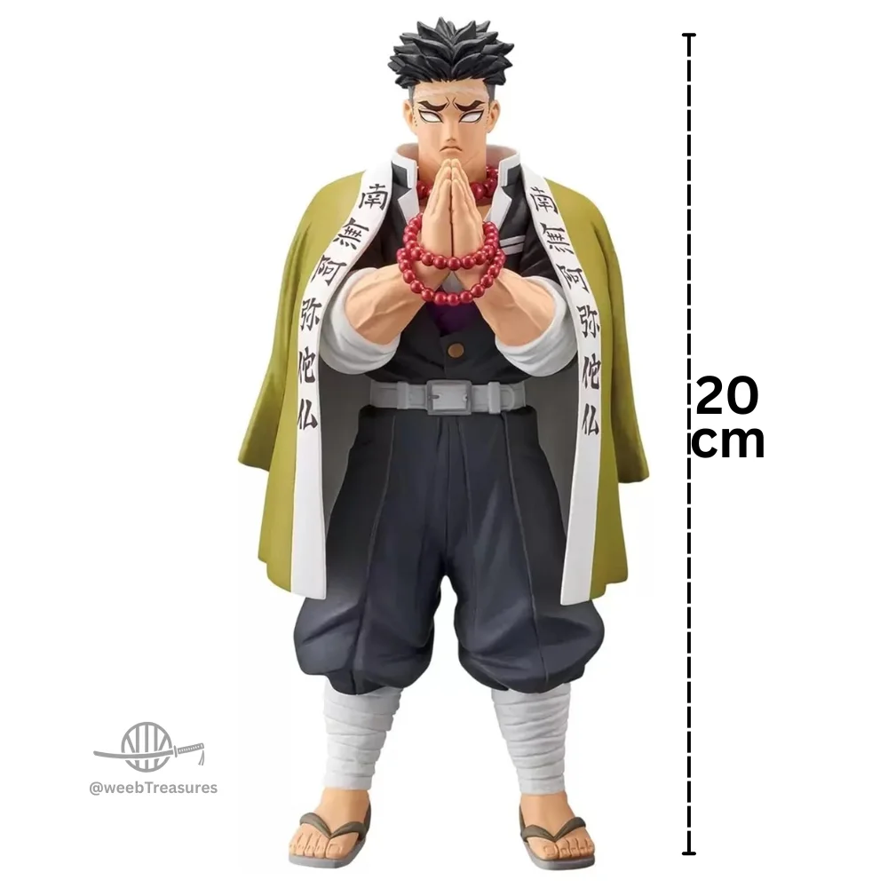 Stone Hashira Gyomei Himejima Standing Action Figure (20 Cm Height) - Demon Slayer - Image 3