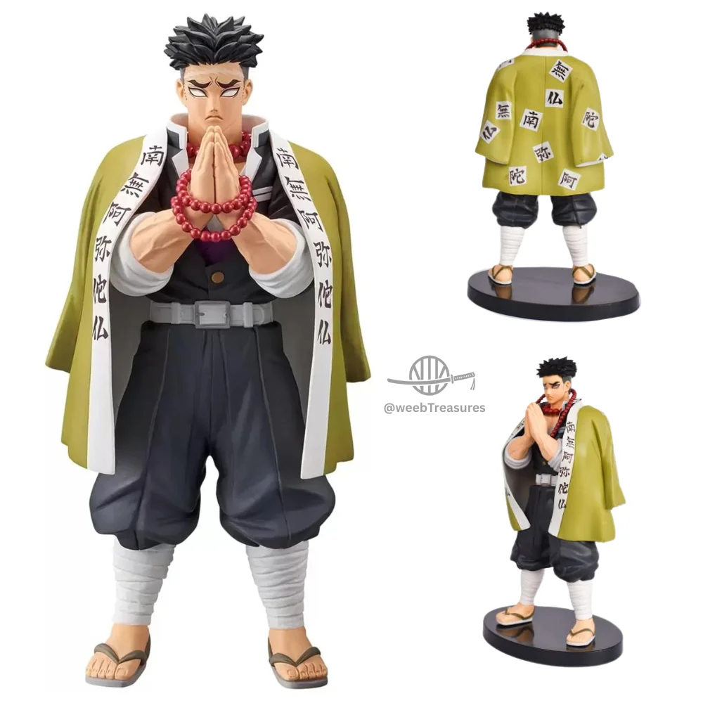 Stone Hashira Gyomei Himejima Standing Action Figure (20 Cm Height) - Demon Slayer - Image 1