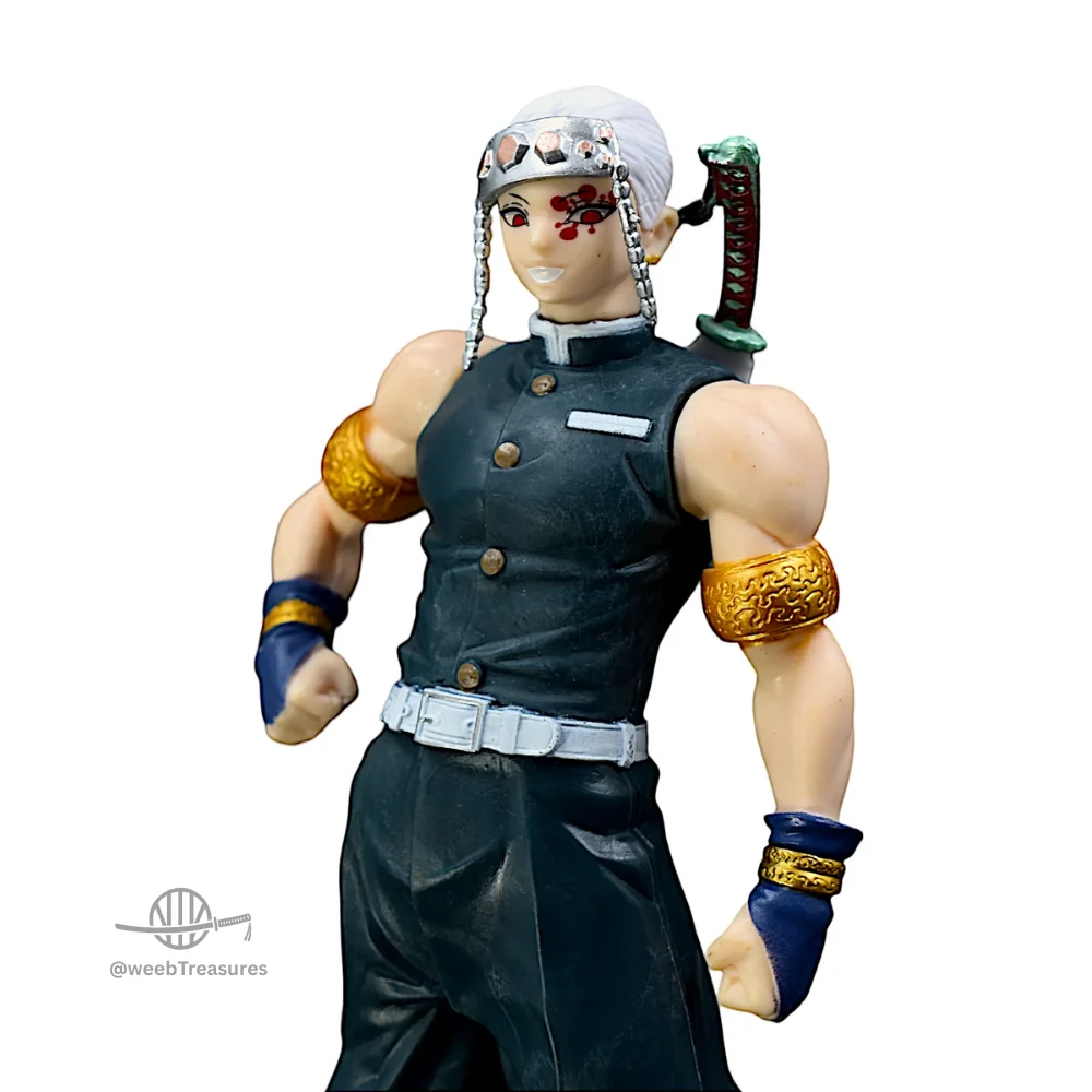 Sound Hashira Tengen Uzui Standing Action Figure (20 Cm Height) - Demon Slayer - Image 2