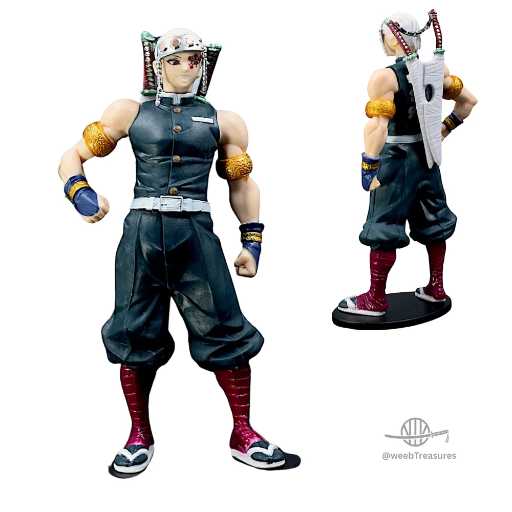 Sound Hashira Tengen Uzui Standing Action Figure (20 Cm Height) - Demon Slayer - Image 1