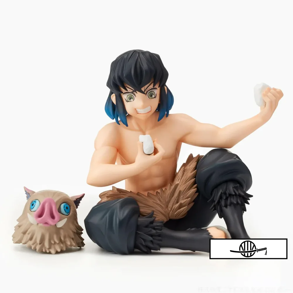 Inosuke Hashibira Sitting Pose Action Figure (14 Cm Height) - Demon Slayer - Image 3