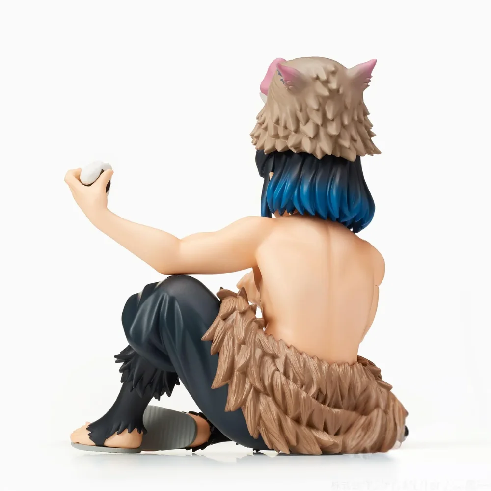 Inosuke Hashibira Sitting Pose Action Figure (14 Cm Height) - Demon Slayer - Image 4