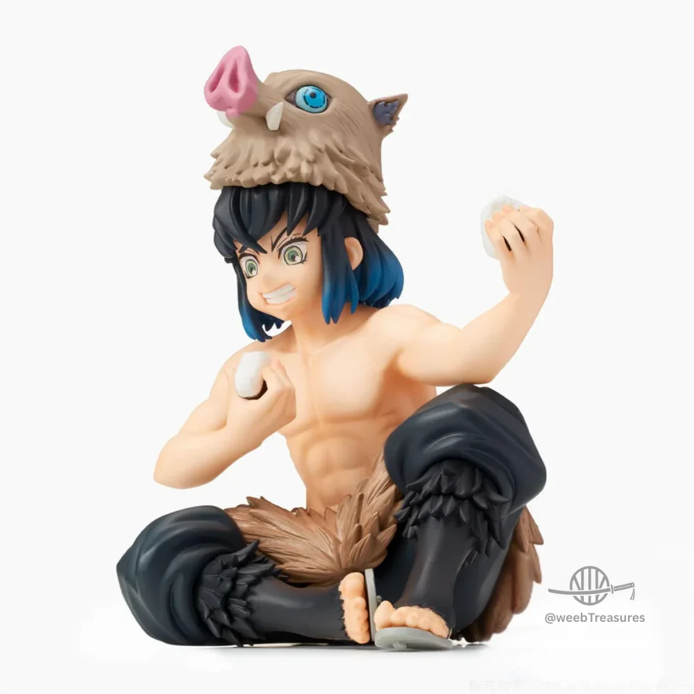 Inosuke Hashibira Sitting Pose Action Figure (14 Cm Height) - Demon Slayer - Image 5