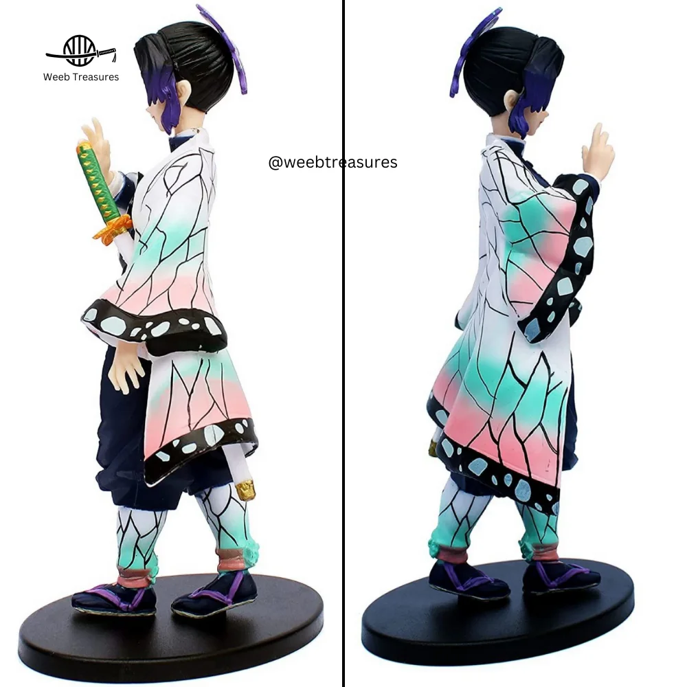 Shinobu Kocho Standing Pose Action Figure with Stand (15 cm H x 8 cm W) - Demon Slayer - Image 3