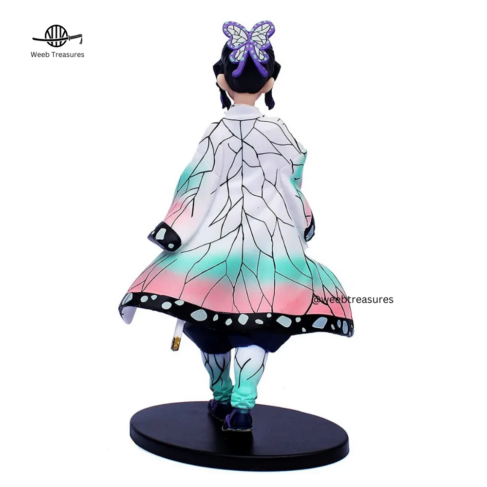 Shinobu Kocho Standing Pose Action Figure with Stand (15 cm H x 8 cm W) - Demon Slayer - Image 4