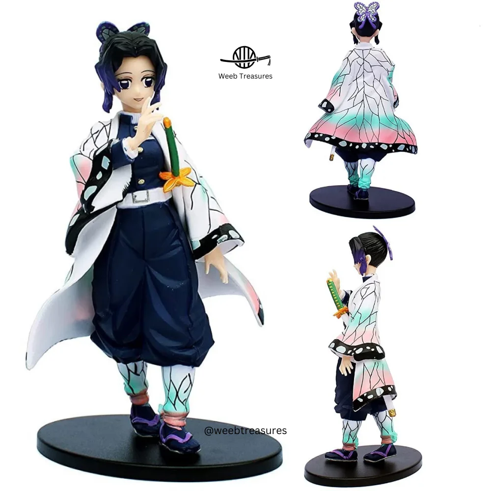 Shinobu Kocho Standing Pose Action Figure with Stand (15 cm H x 8 cm W) - Demon Slayer - Image 1