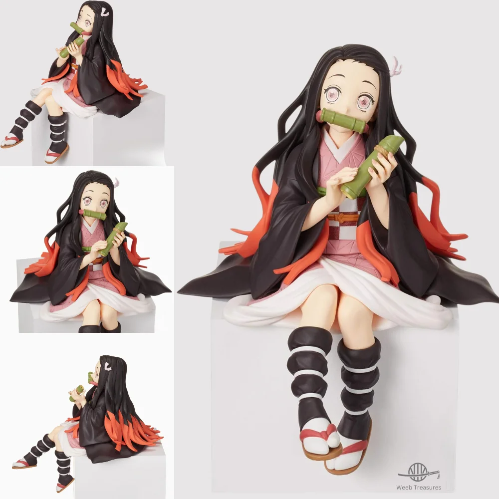 Nezuko Kamado Sitting Pose Action Figure (15 Cm Height) - Demon Slayer - Image 1