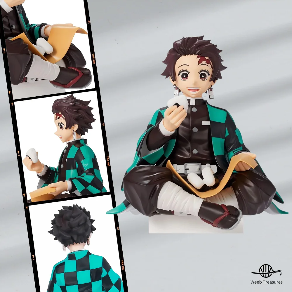 Tanjiro Kamado Sitting Pose Action Figure (15 Cm Height) - Demon Slayer - Image 1