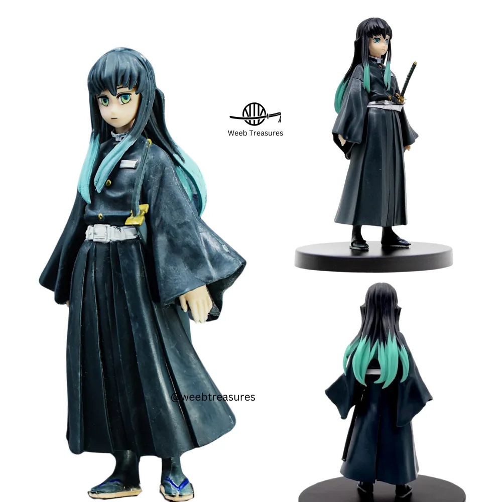 Muichiro Tokito Standing Pose Action Figure with Stand (15 Cm Height x 8 Cm Width) - Demon Slayer - Image 1