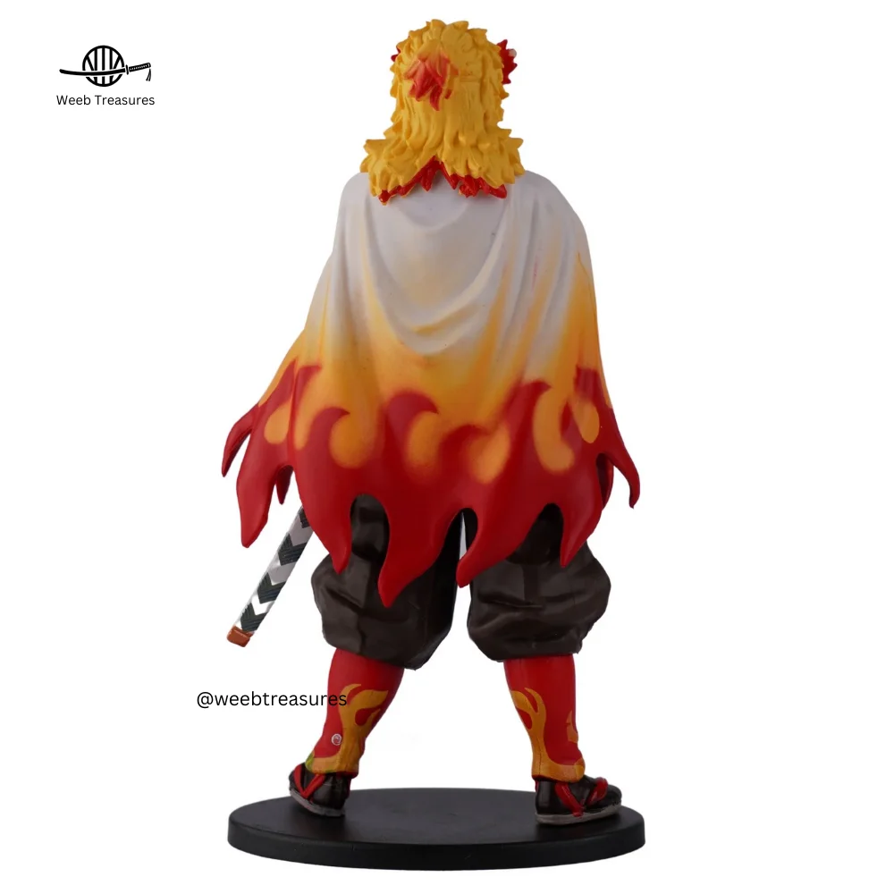 Kyojuro Rengoku Standing Pose Action Figure with Stand (17 Cm Height x 8 Cm Width) - Demon Slayer - Image 4