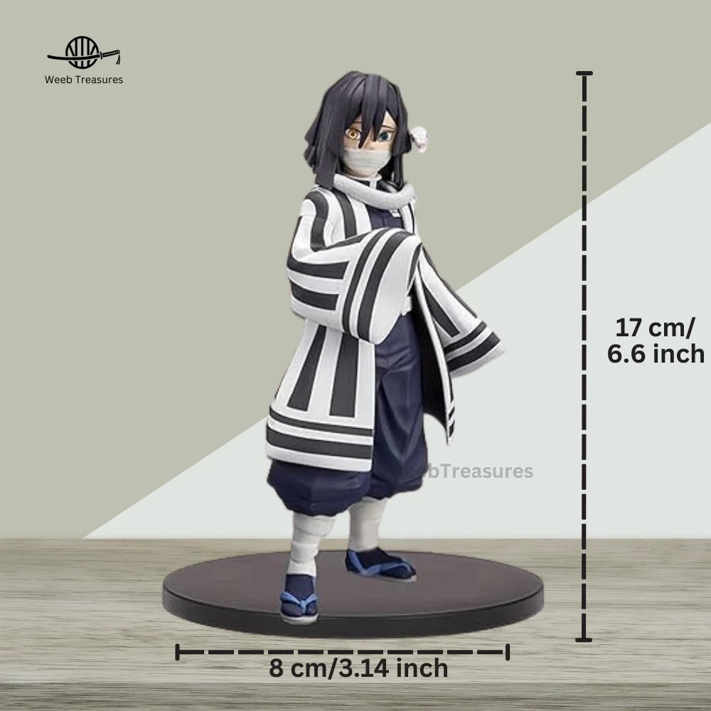 Obanai Iguro Standing Pose Action Figure with Stand (17 Cm Height x 8 Cm Width) - Demon Slayer - Image 2
