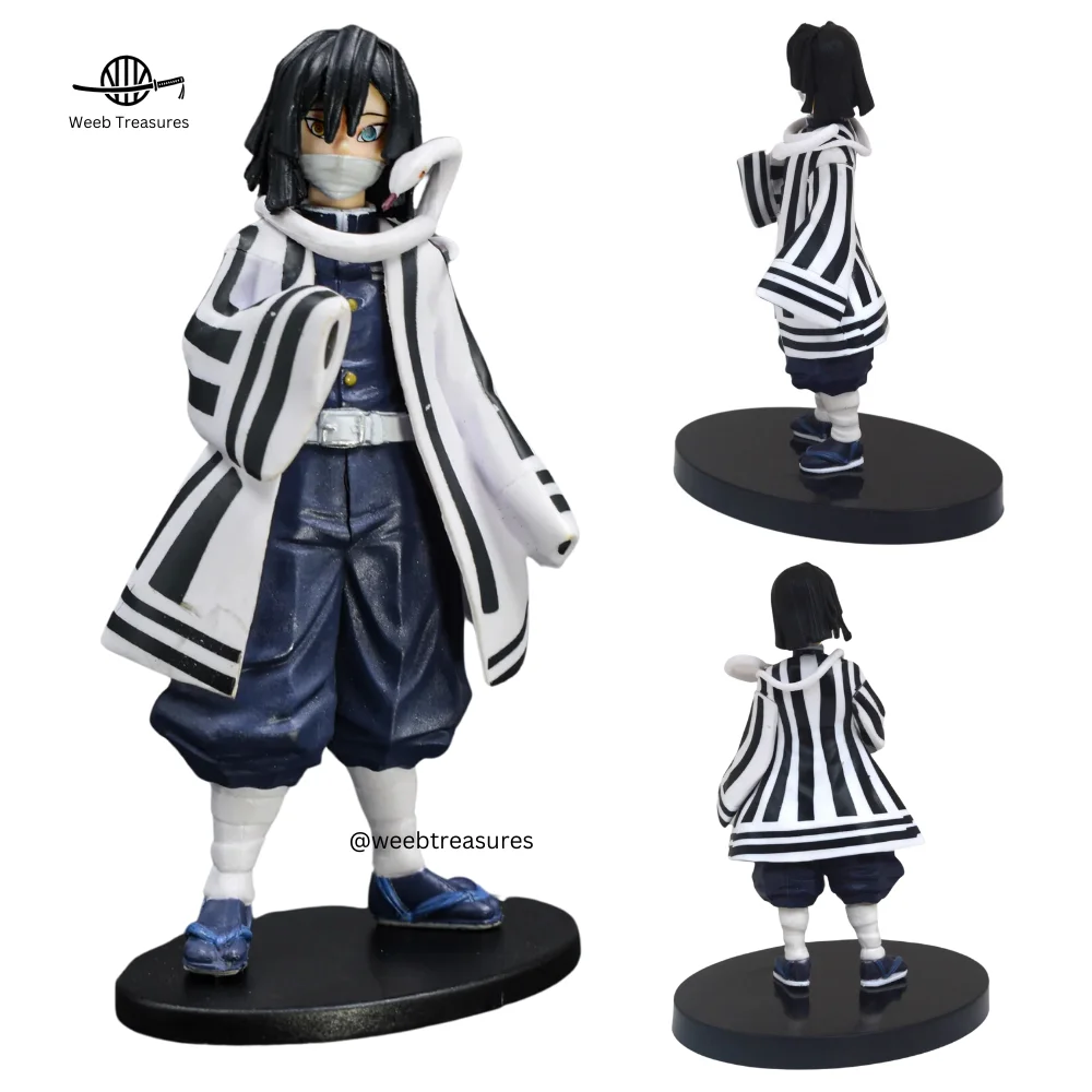 Obanai Iguro Standing Pose Action Figure with Stand (17 Cm Height x 8 Cm Width) - Demon Slayer - Image 1