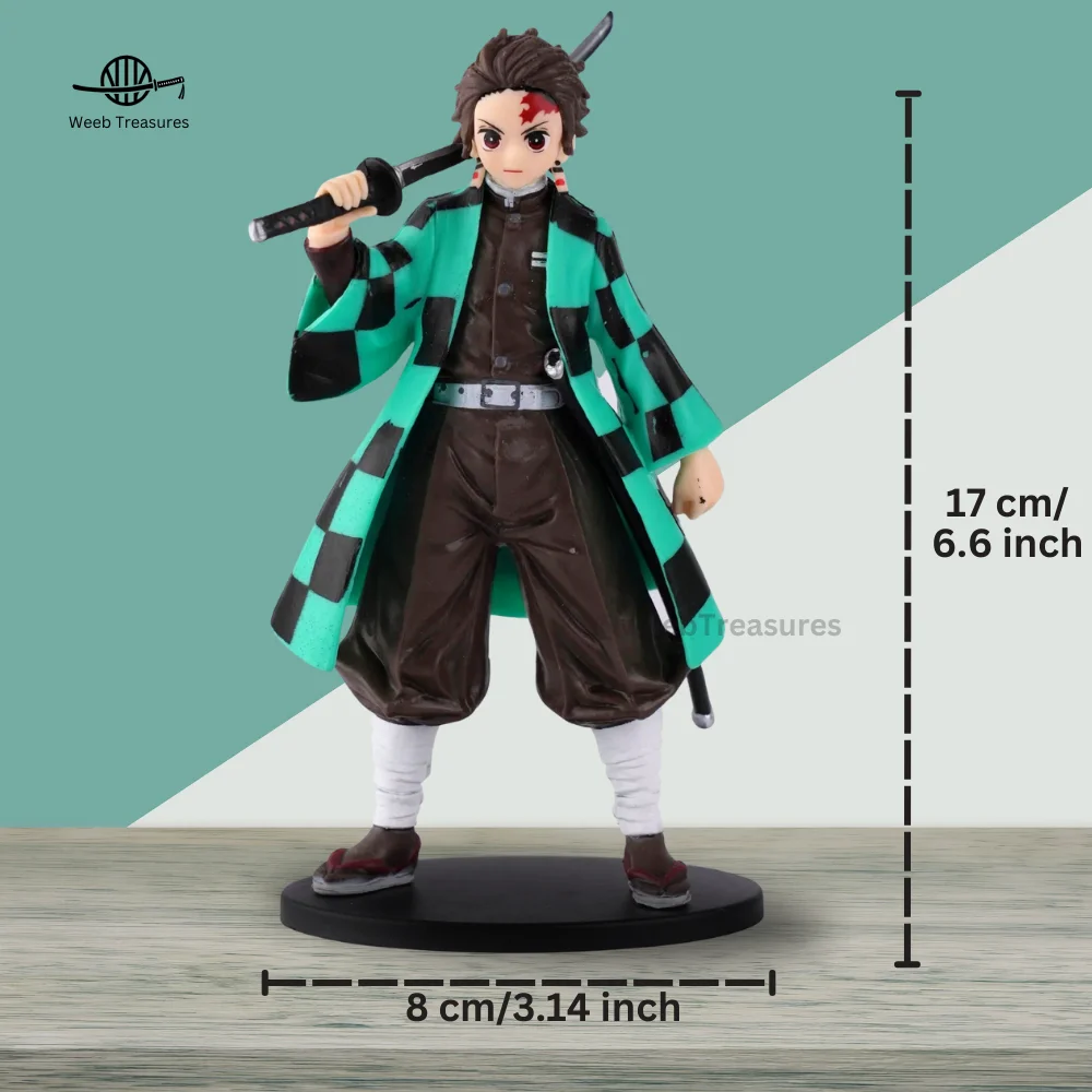 Tanjiro Kamado Standing Pose Action Figure with Stand (17 Cm Height x 8 Cm Width) - Demon Slayer - Image 2