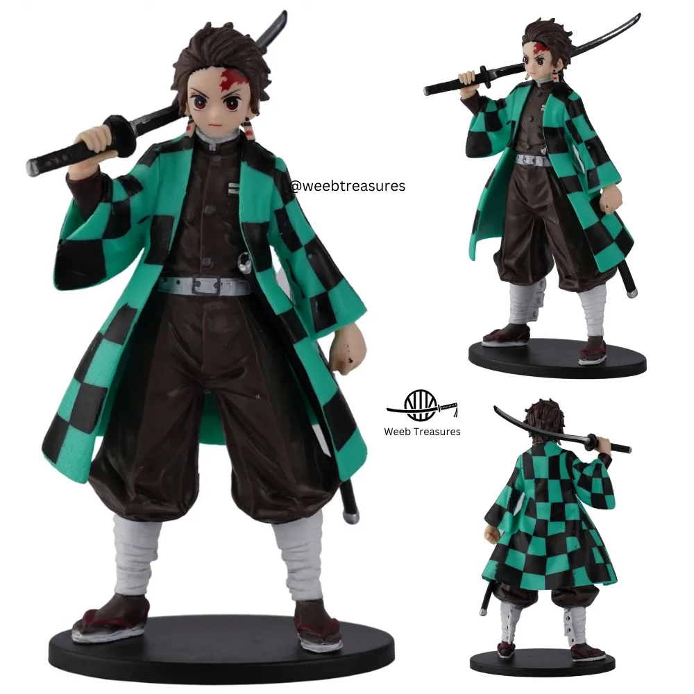 Tanjiro Kamado Standing Pose Action Figure with Stand (17 Cm Height x 8 Cm Width) - Demon Slayer - Image 1