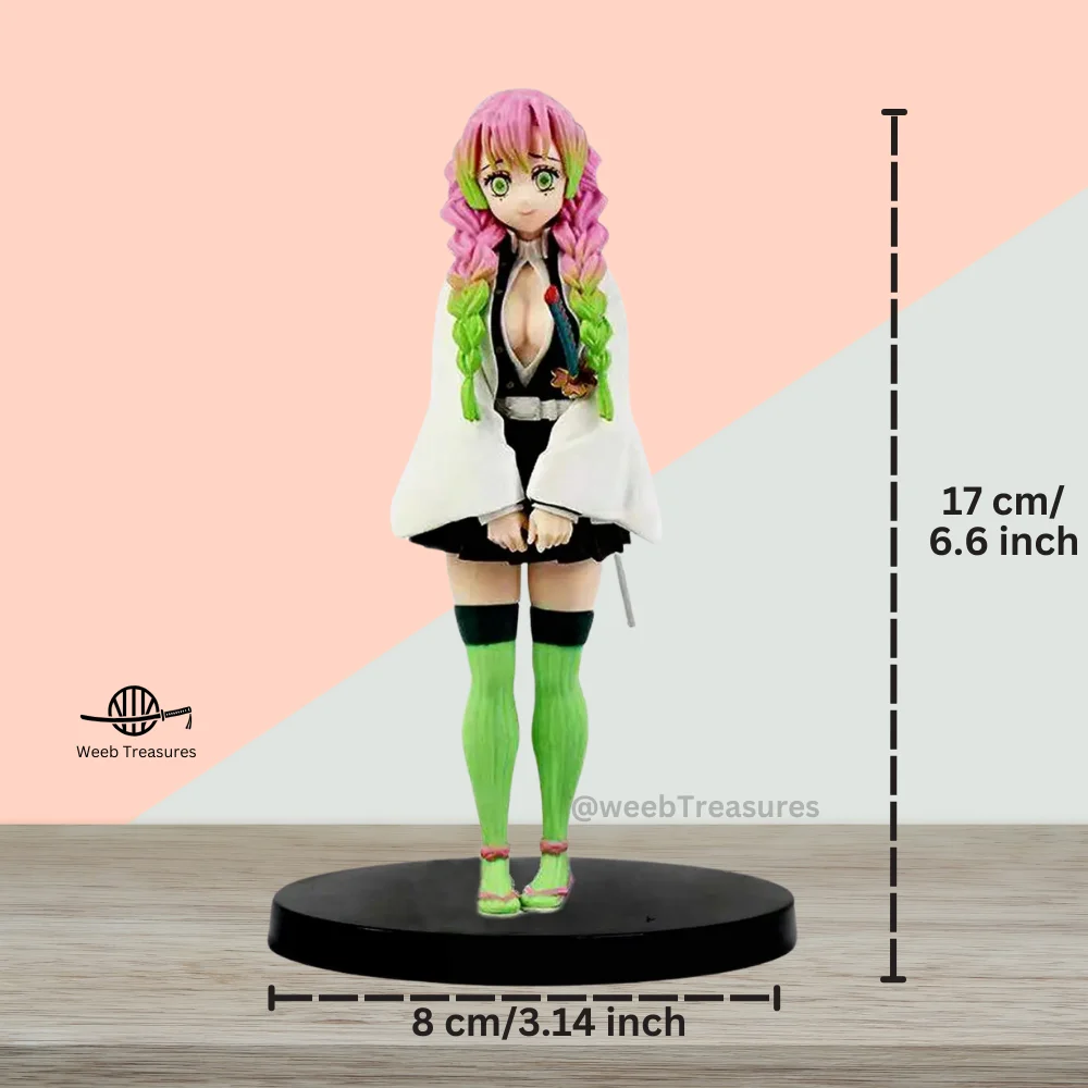 Mitsuri Kanroji Standing Pose Action Figure with Stand (17 Cm Height x 8 Cm Width) - Demon Slayer - Image 3