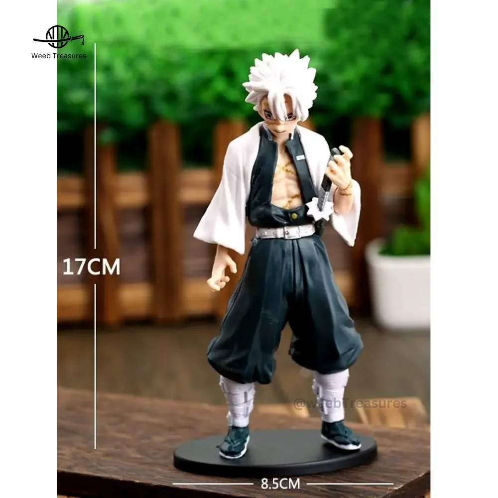 Sanemi Shinazugawa Standing Pose Action Figure with Stand (17 Cm Height x 8 Cm Width) - Demon Slayer - Image 3
