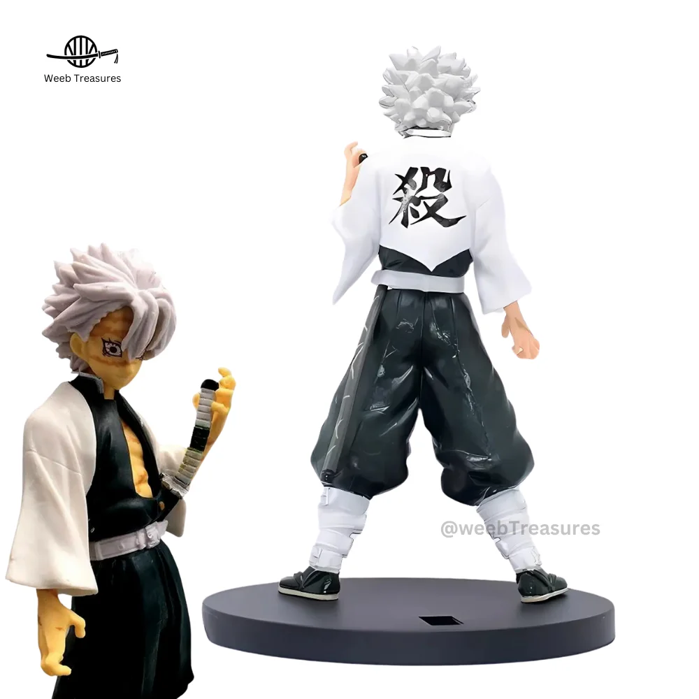 Sanemi Shinazugawa Standing Pose Action Figure with Stand (17 Cm Height x 8 Cm Width) - Demon Slayer - Image 4
