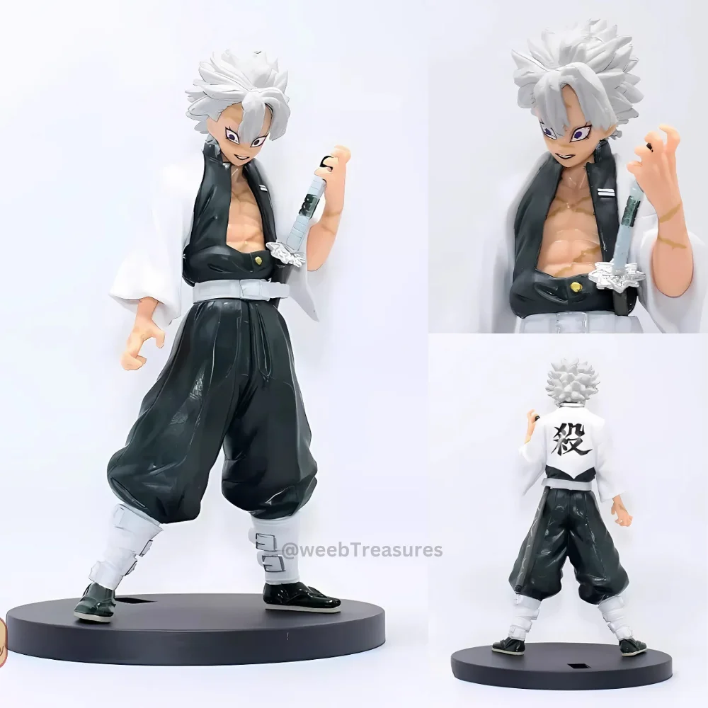 Sanemi Shinazugawa Standing Pose Action Figure with Stand (17 Cm Height x 8 Cm Width) - Demon Slayer - Image 1