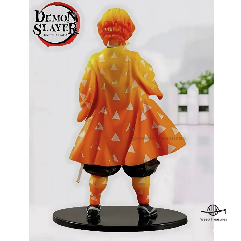 Zenitsu Agatsuma Standing Pose Action Figure with Stand (17 Cm Height x 8 Cm Width) - Demon Slayer - Image 4