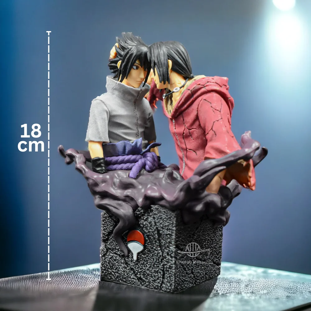Sasuke & Itachi Reconciliation Moment Action Figure with Box (18 Cm Height) - Naruto - Image 4