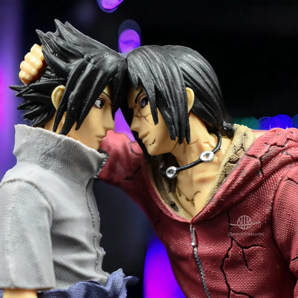 Sasuke & Itachi Reconciliation Moment Action Figure with Box (18 Cm Height) - Naruto - Image 5