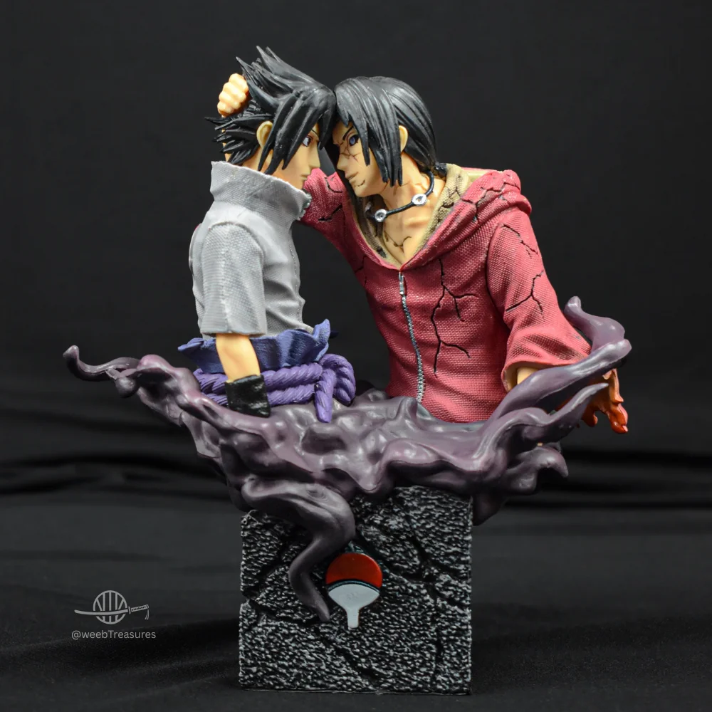 Sasuke & Itachi Reconciliation Moment Action Figure with Box (18 Cm Height) - Naruto - Image 1