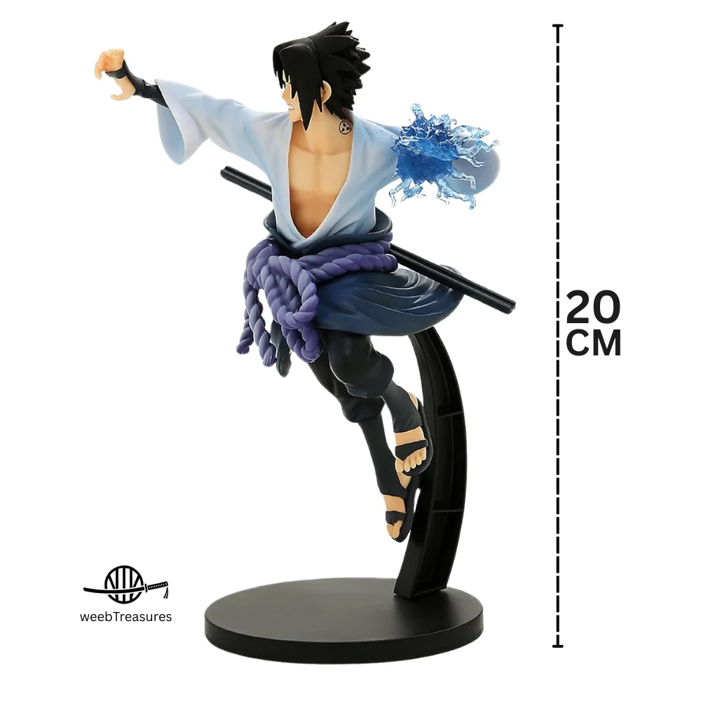Uchiha Sasuke with Sword and Chidori Action Figure (20 Cm Height) - Naruto - Image 2