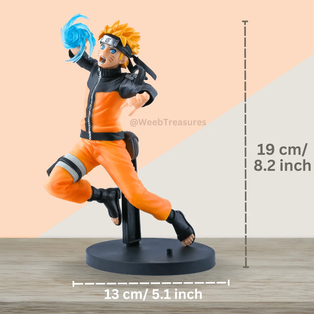 Naruto with Rasengan & Fireball Action Figure (19 Cm Height) - Naruto - Image 2