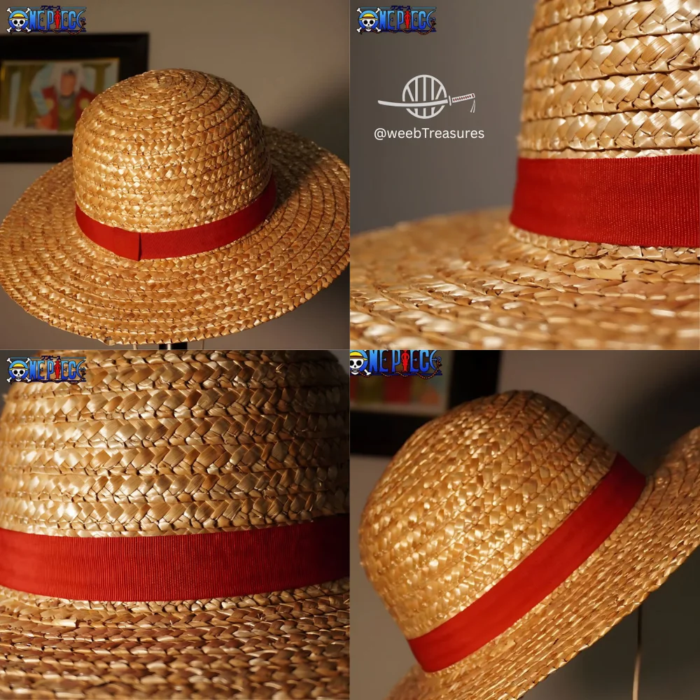 Monkey D. Luffy Straw Hat Cosplay Cap - One Piece Costume Hat - Image 4