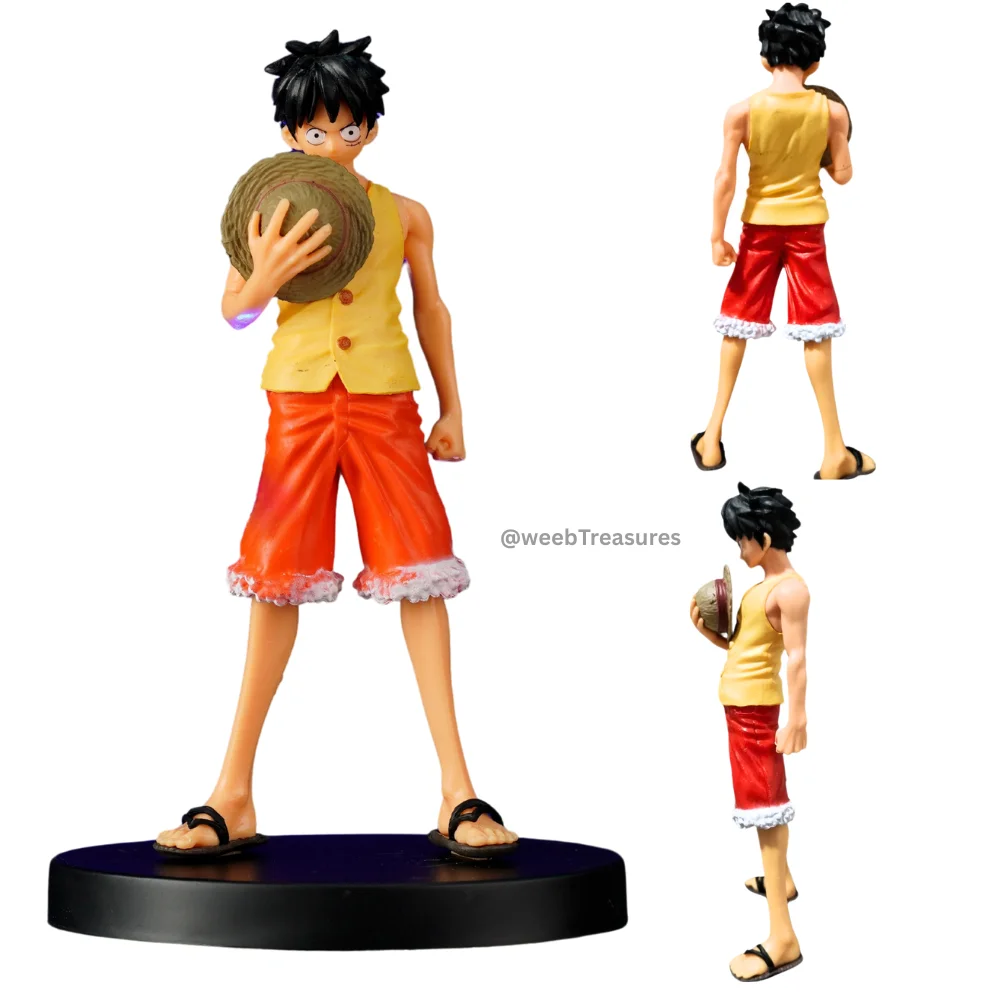 Monkey D. Luffy Marineford Yellow Shirt Action Figure - One Piece - Image 1