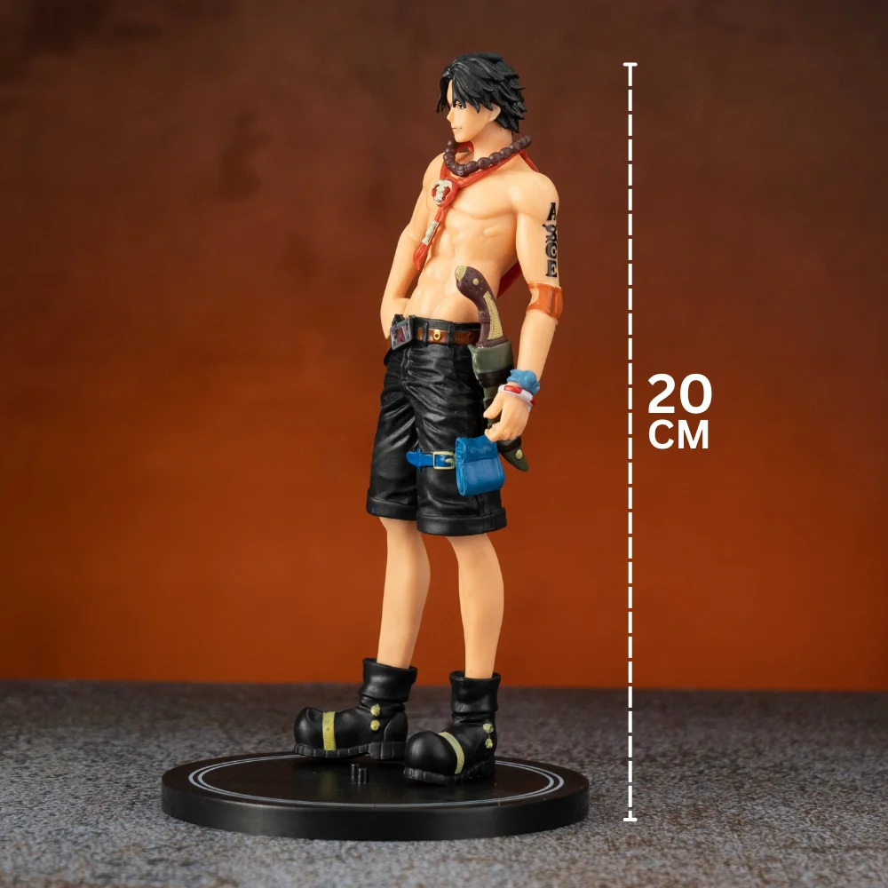 Portgas D. Ace Fire Fist Action Figure with Stand (20 Cm Height) - One Piece - Image 2