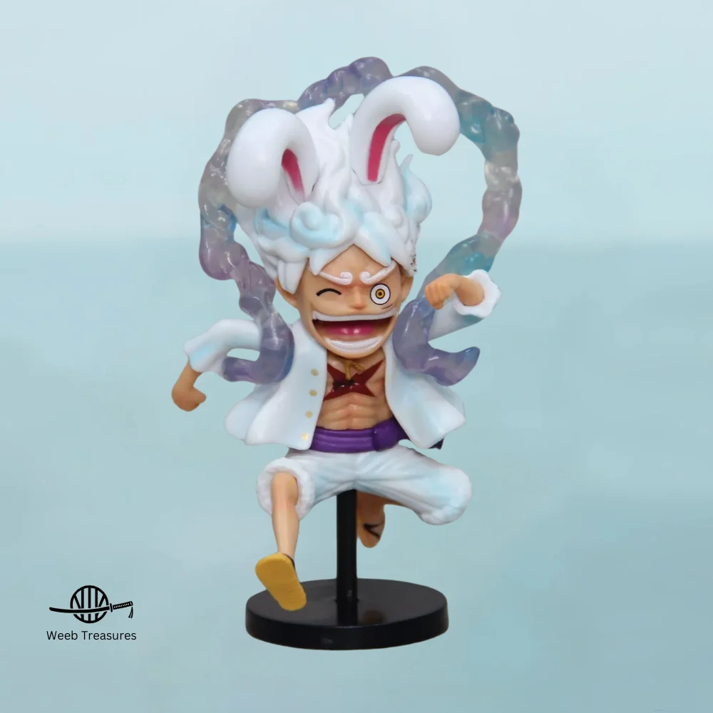 Mini Gear 5 Luffy (Rabbit Form) Action Figure with Stand (12 Cm Height) - One Piece - Image 1