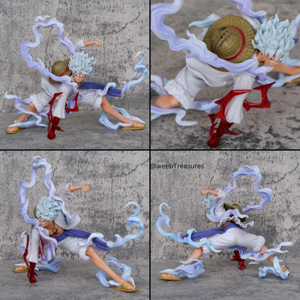 Monkey D. Luffy Gear 5 Wide Pose Action Figure (22 Cm Width) - One Piece - Image 2