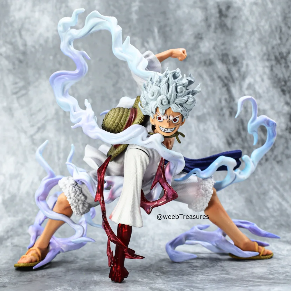 Monkey D. Luffy Gear 5 Wide Pose Action Figure (22 Cm Width) - One Piece - Image 5