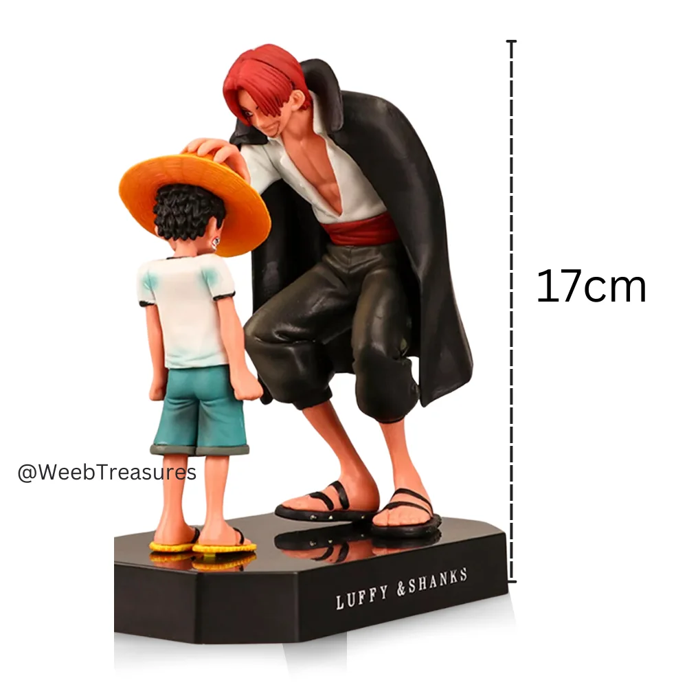 Luffy and Shanks Brotherhood Pose Action Figure (17 Cm Height) - One Piece - Image 2