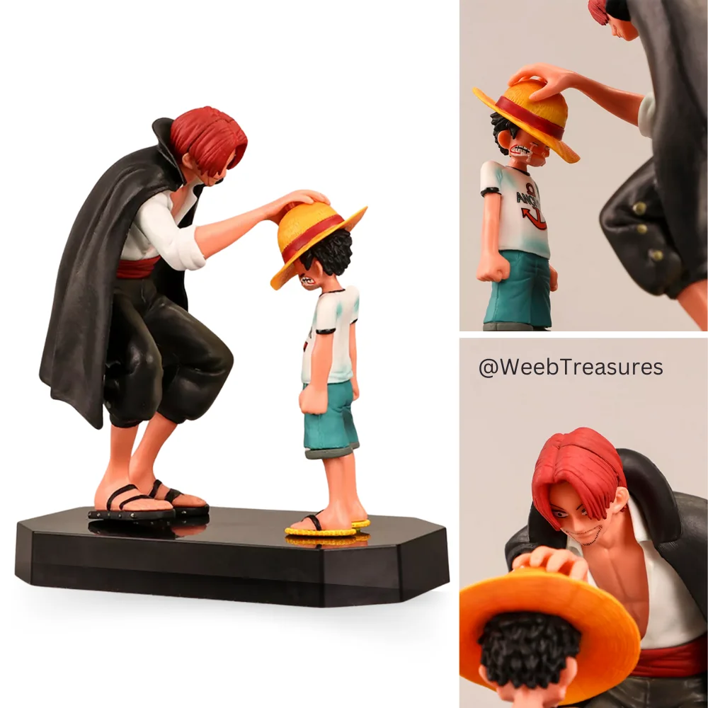 Luffy and Shanks Brotherhood Pose Action Figure (17 Cm Height) - One Piece - Image 3