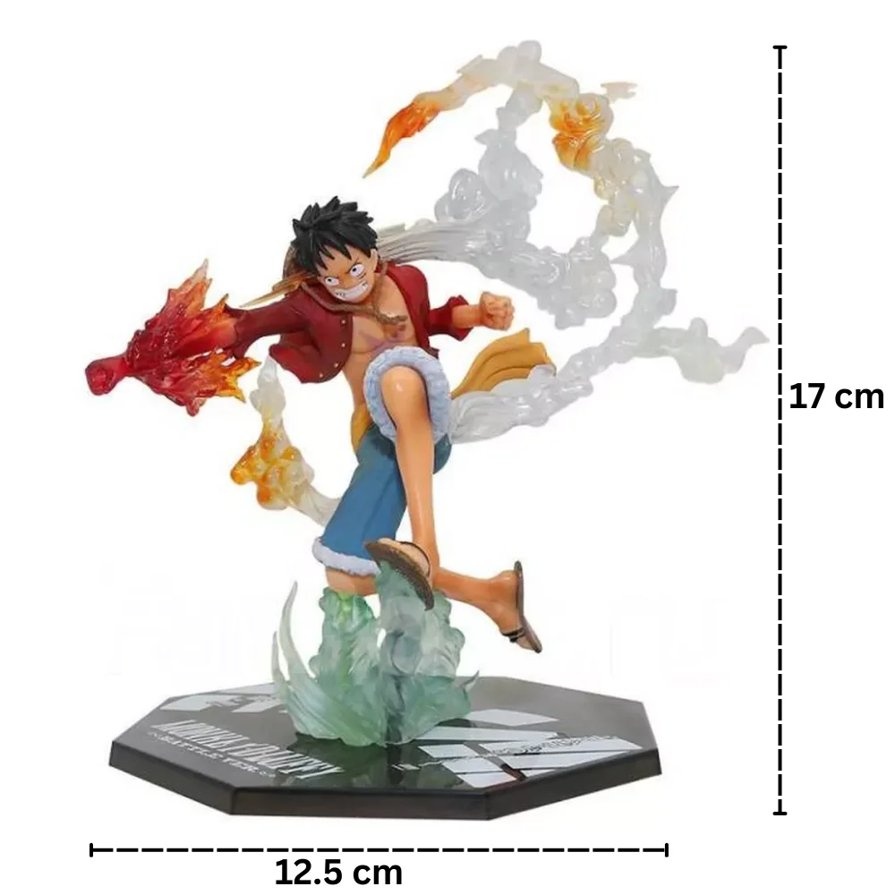 Monkey D. Luffy Compact Pose Action Figure (17 Cm Height x 12.5 Cm Width) - One Piece - Image 5