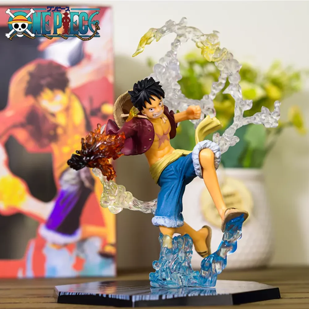Monkey D. Luffy Compact Pose Action Figure (17 Cm Height x 12.5 Cm Width) - One Piece - Image 1