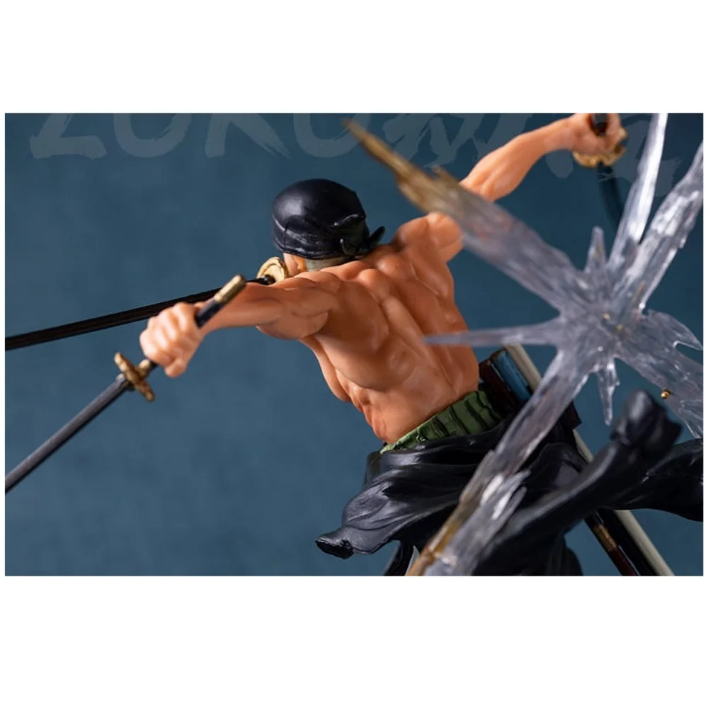 Roronoa Zoro Dual Head Action Figure with Box (21 Cm H x 16 Cm W) - One Piece - Image 3