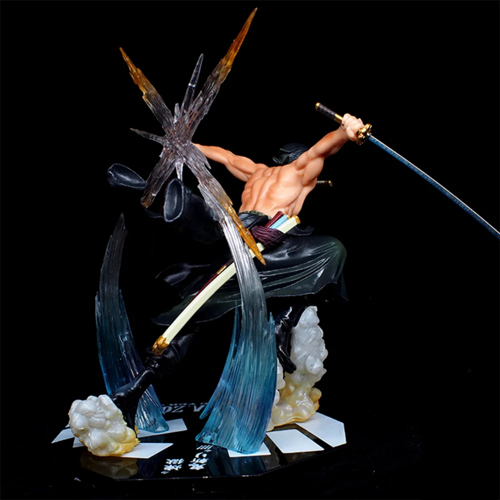 Roronoa Zoro Dual Head Action Figure with Box (21 Cm H x 16 Cm W) - One Piece - Image 5