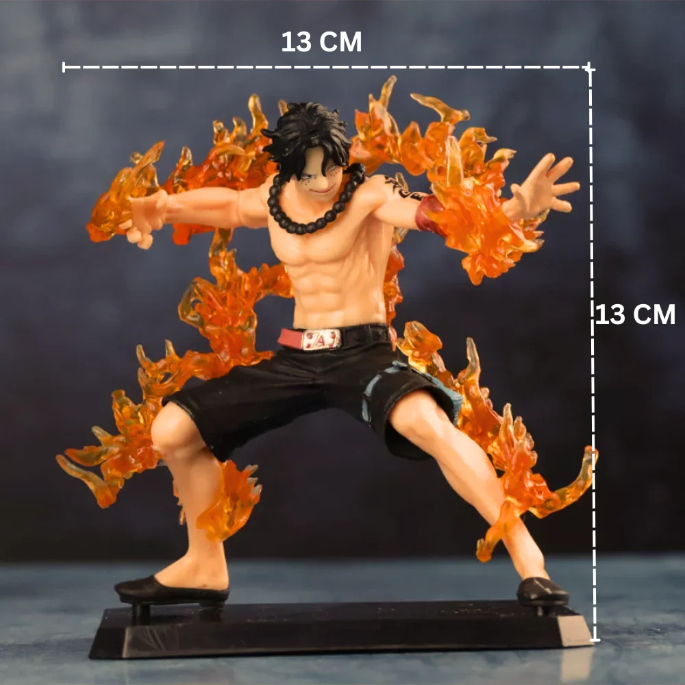Portgas D. Ace Fire Fist Action Figure with Box (13 Cm Height) - One Piece - Image 2
